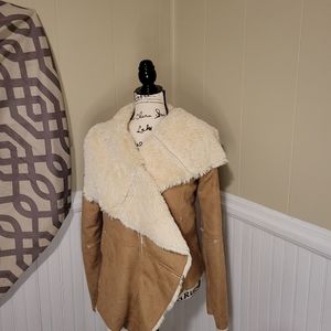 •B Hip! By Me Jane Faux Suede/Fur Jacket